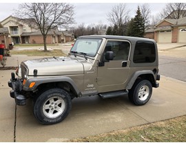 2005 Wrangler Hard and Soft Top Included 2