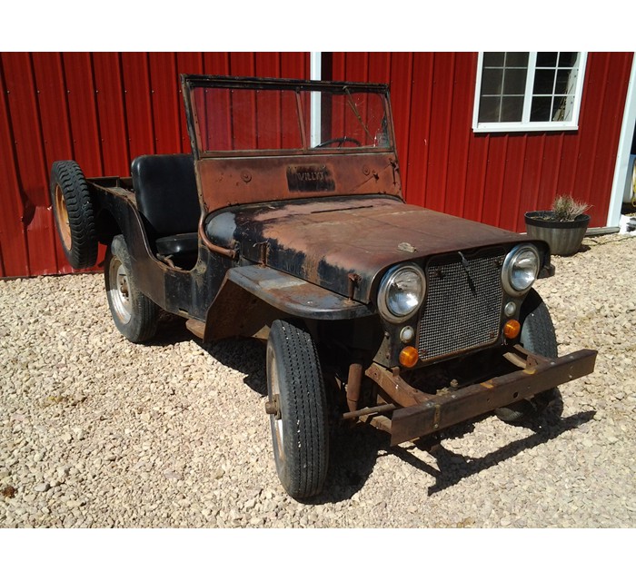 1948 CJ2a Barn Find Fun to drive 2