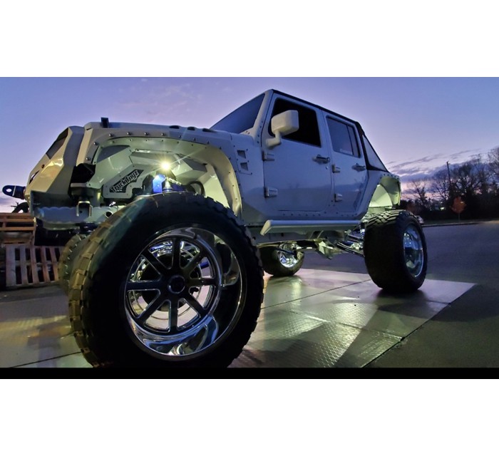 LS3 Powered 2011 Jeep Wrangler on 1 Tons 4