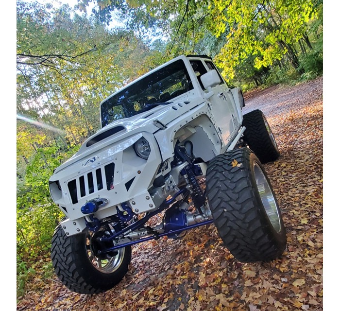 LS3 Powered 2011 Jeep Wrangler on 1 Tons 9