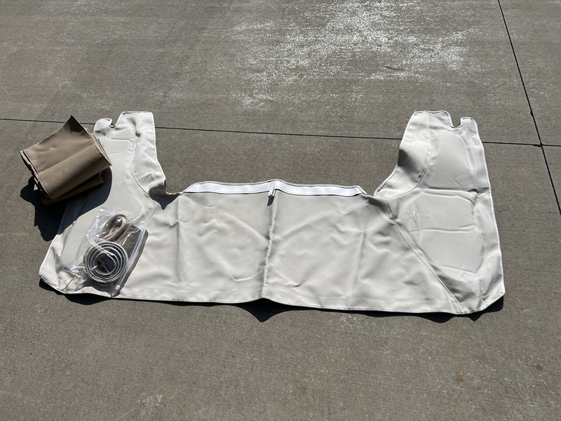 Brand New Convertible White Top and Accessories for 1966 to 1968 Jeepster Convertible 2
