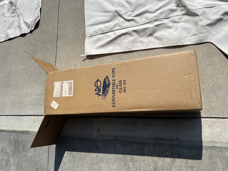 Brand New Convertible White Top and Accessories for 1966 to 1968 Jeepster Convertible 3
