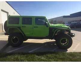 2012 Gecko Green Jeep Wrangler Rubicon 4