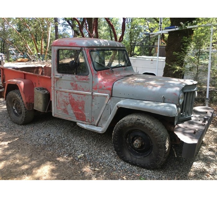 1961 Willys Jeep truck 226-6 4x4 8