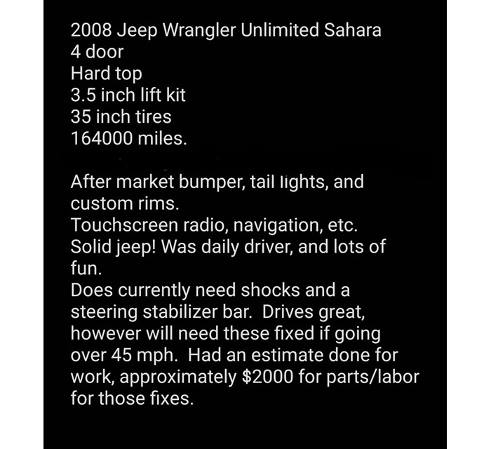 2008 Jeep Wrangler 7