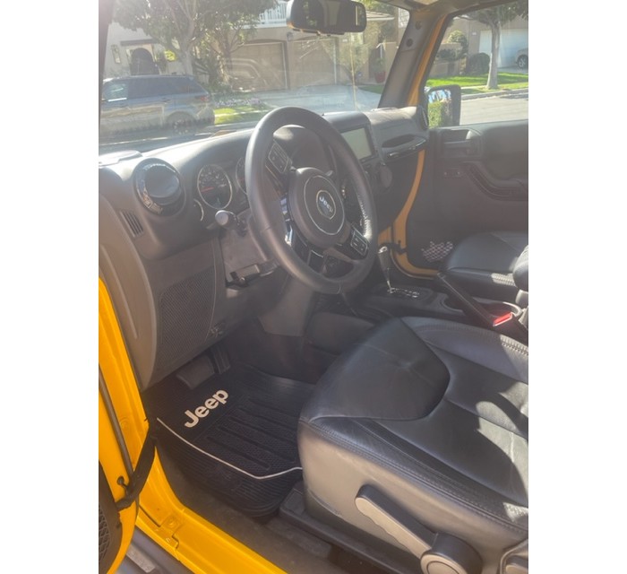 2015 Yellow Jeep Wrangler 2D Altitude Package Edition 3